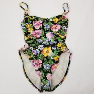 Cole of California Vintage Floral Swim Suit